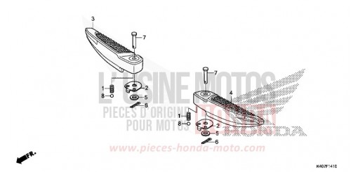 PILLION STEP NSS125ADH de 2017